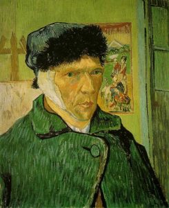 Van Gogh Self Portrait with Bandaged Ear