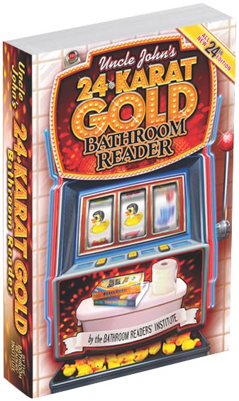 24-karat-Gold Bathroom Reader