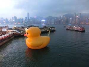 Giant Duck in Hong Kong