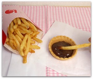 French Fries and Chocolate Sauce in Japan