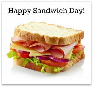 November Holidays: Happy Sandwich Day