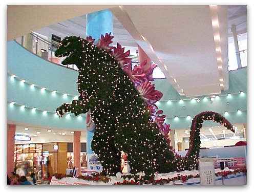 Godzilla Christmas Tree | Christmas in Japan
