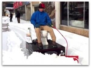 Loocy Toilet Snow Plow