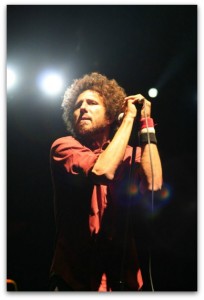 Zach de la Rocha of Rage Against the Machine