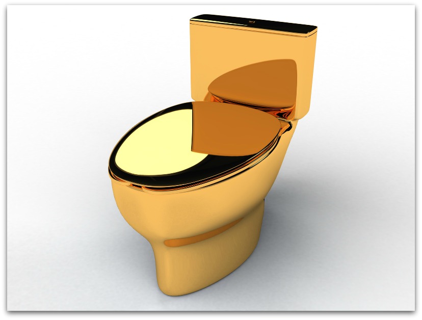 Golden Toilet