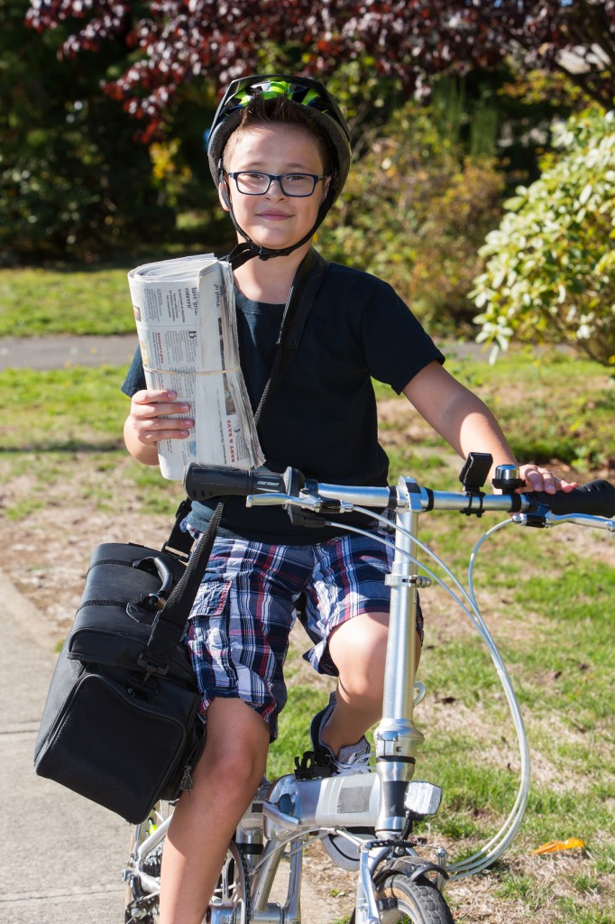 Newspaper Delivery Boy