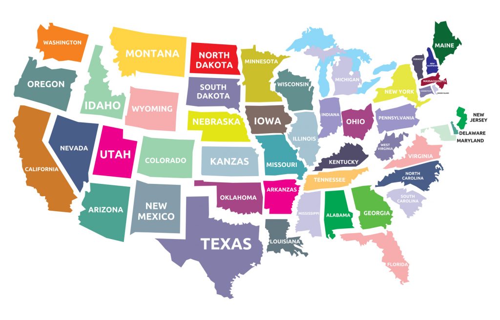 Map of United States