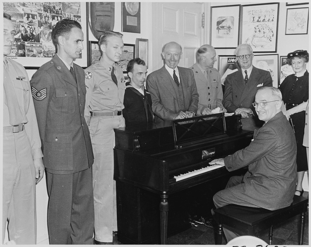 Musical Presidents: Harry Truman Playing the Piano